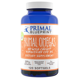 Primal Blueprint Primal Omegas 120 gélules vue avant