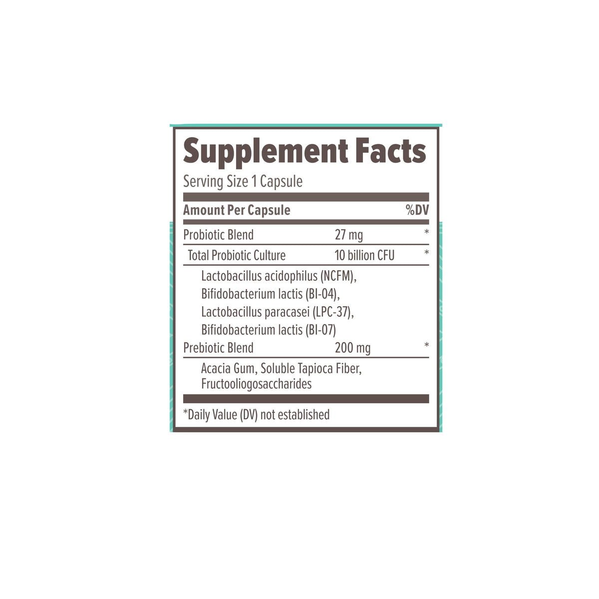 Primal Blueprint Primal Probiotics capsules sur une surface blanche