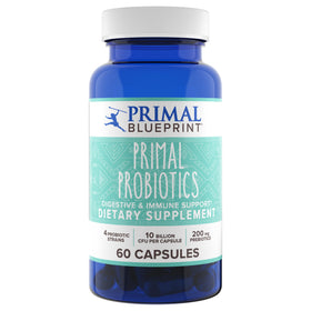 Primal Blueprint Primal Probiotics flacon de 60 capsules vue de face