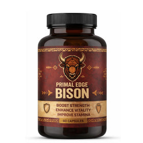 Primal Edge Biso Extrait de Bison 60 capsules vue de face
