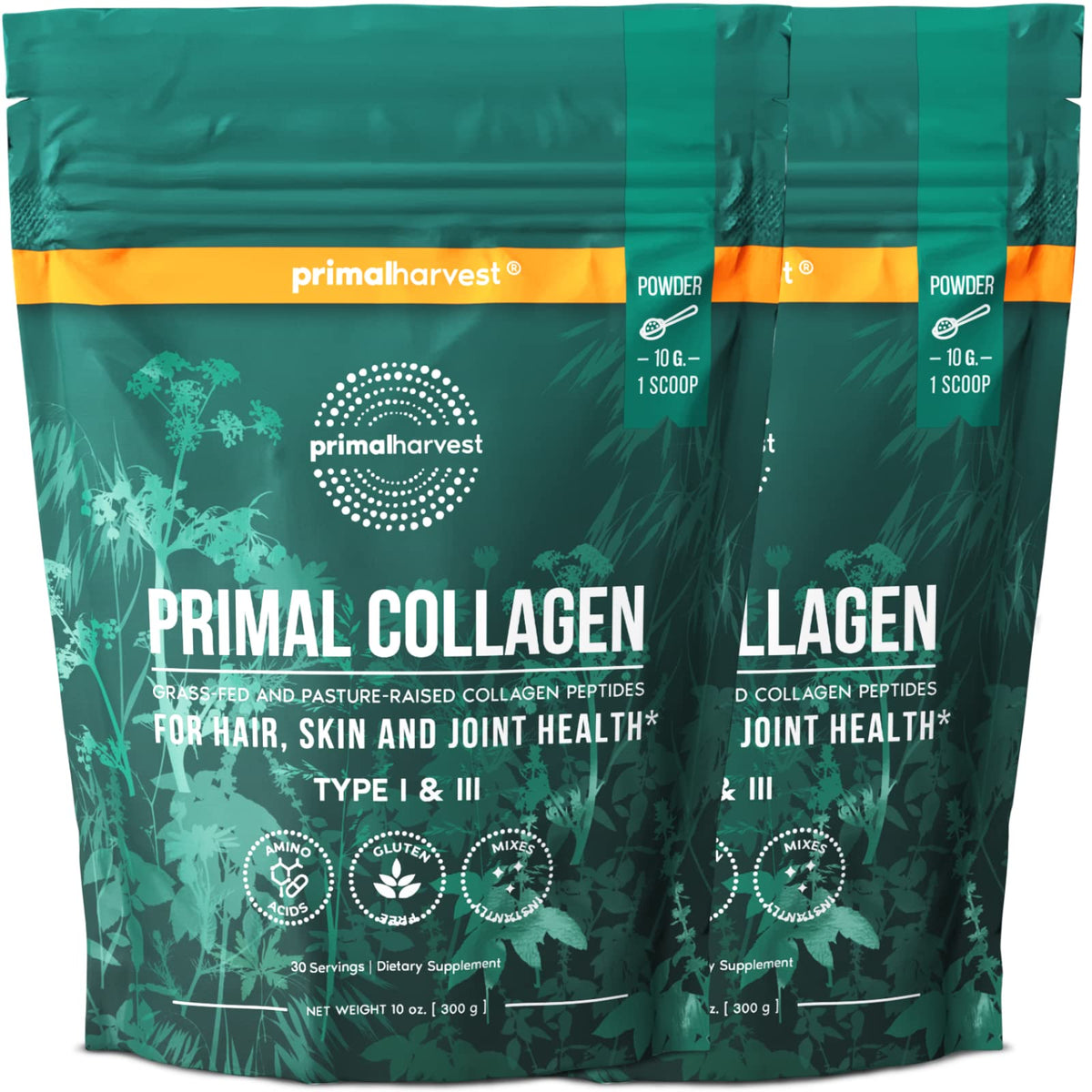 Primal Harvest Collagen Poudre 690g vue de face