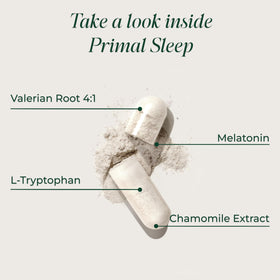 Primal Harvest Complément Sommeil 30 Capsules sur une table