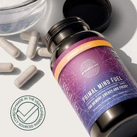 Primal Harvest Mind Fuel présentation des ingrédients naturels