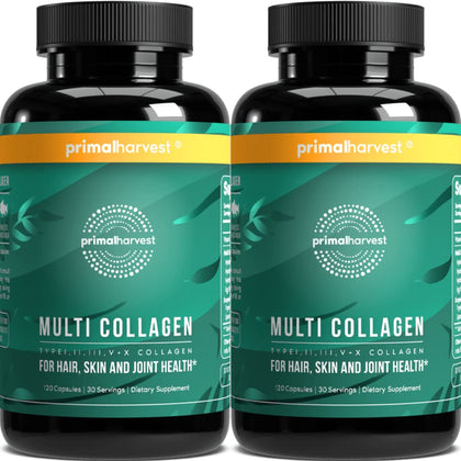 Primal Harvest Multi Collagen 240g vue de face avec étiquette