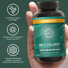 Primal Harvest Multi Collagen détails des types de collagène
