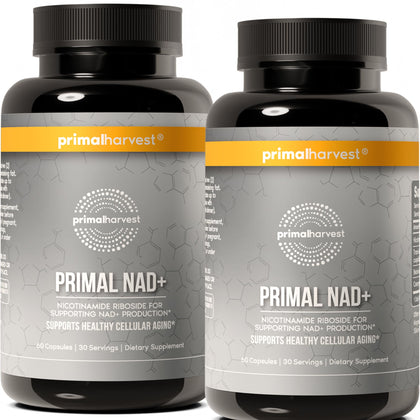 Primal Harvest NAD+ complément alimentaire vegan 425 mg devant l'emballage