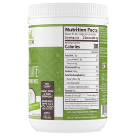 Primal Kitchen Matcha Collagen Keto Latte 340g avec cuillère