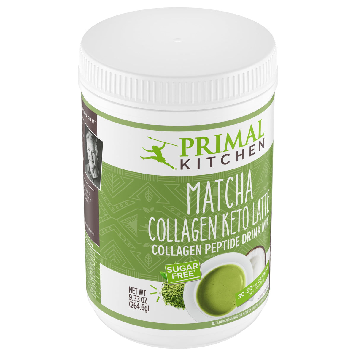 Primal Kitchen Matcha Collagen Keto Latte 340g en portion individuelle
