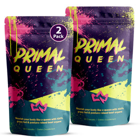 Primal Queen Foie, Rein, Cœur de Bœuf pack de 2 face avant