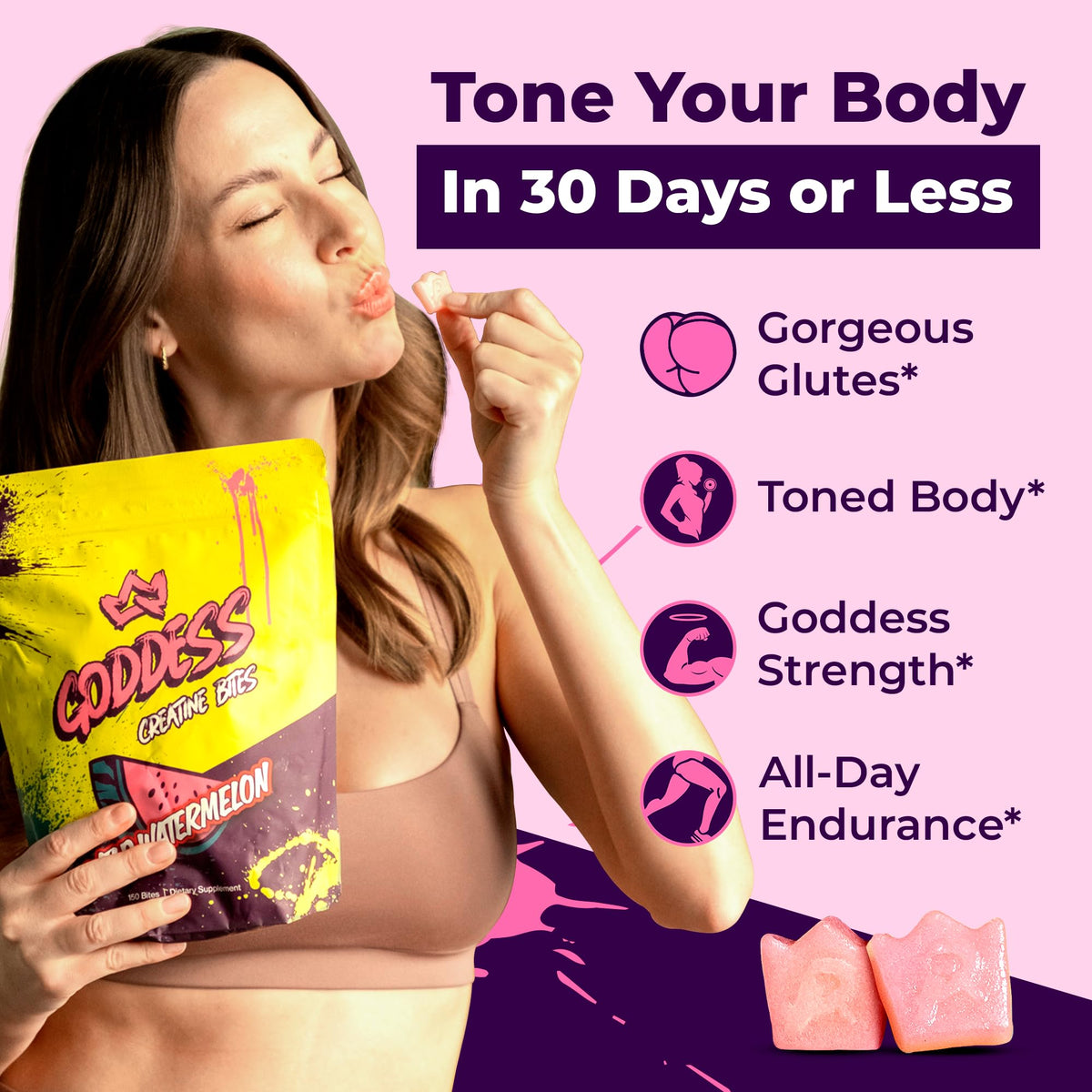 Primal Queen Gummies Créatine 5g emballage
