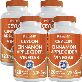 PrimeMD Cannelle de Ceylan 2355mg 120 capsules vue de face