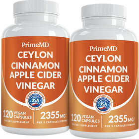 PrimeMD Cannelle de Ceylan 2355mg 120 capsules vue de face