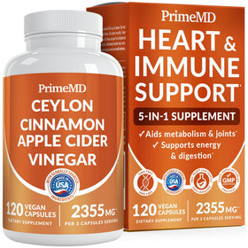 PrimeMD Ceylon Cinnamon 2355mg 120 capsules - vue avant