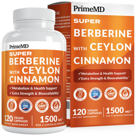 PrimeMD Complément Alimentaire Berbérine 1500 mg devant de l'emballage