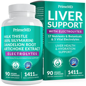 PrimeMD Complément Alimentaire Chardon-Marie 22 en 1 90 Capsules vue avant