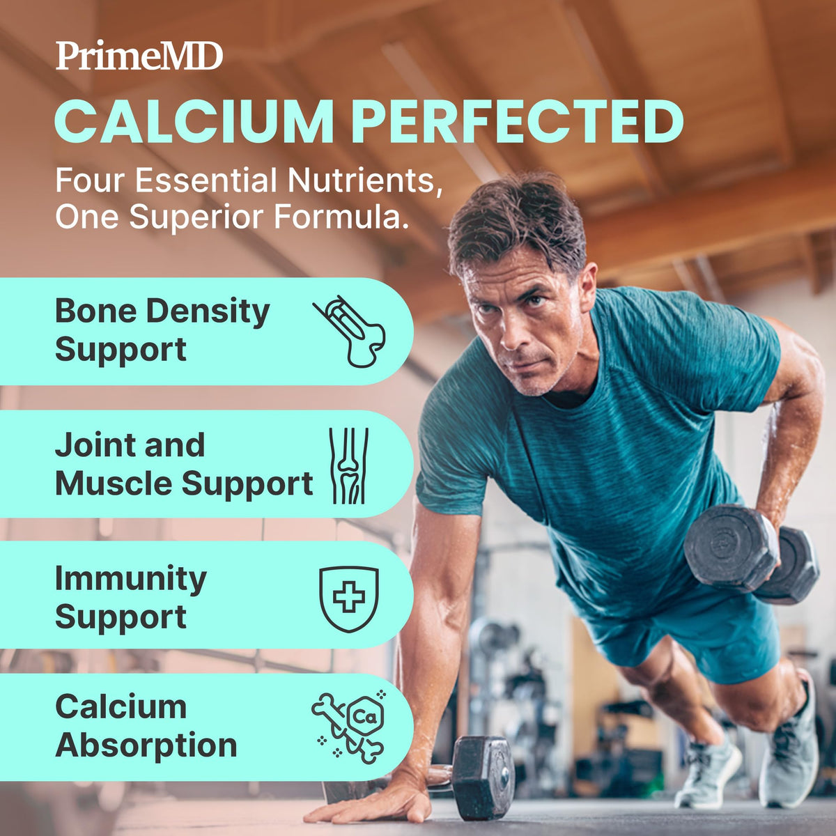 PrimeMD Compléments Alimentaires Calcium 600mg D3 K2 360 Capsules - présentation
