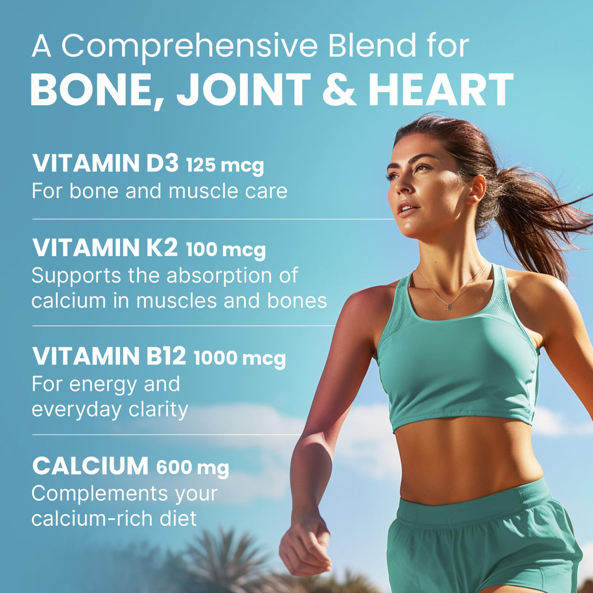 PrimeMD Compléments Alimentaires Calcium 600mg D3 K2 360 Capsules - prise en main