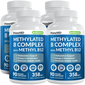PrimeMD Complexe B Méthylé 90 capsules, vue de face