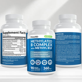PrimeMD complexe de vitamines B méthylé étiquette détaillée