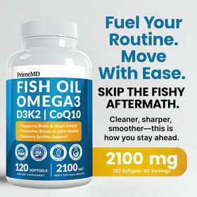 PrimeMD Huile de Poisson Oméga-3 2000mg capsules