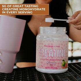 Primeval Labs Créatine Monohydrate Aromatisée 160g avec fruits frais