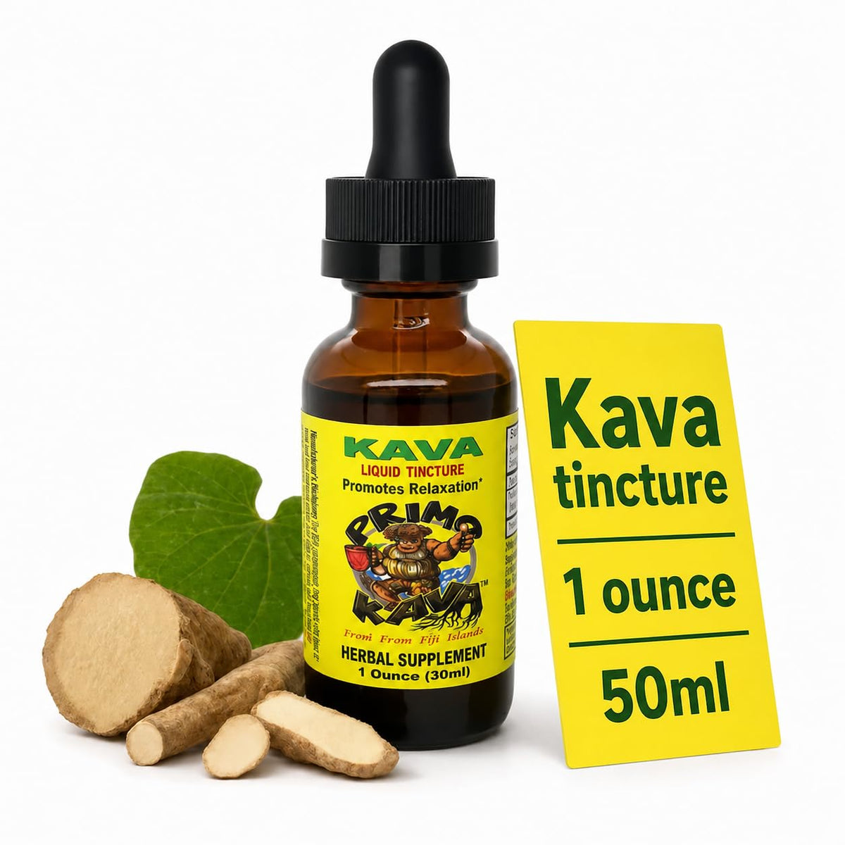 PRIMO KAVA Teinture de Kava avec huile de noix de coco MCT