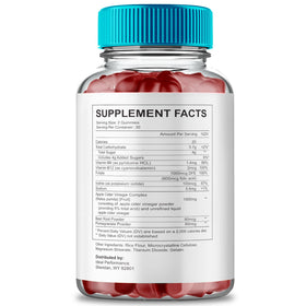 Primo TRT Gummies IDEAL PERFORMANCE côté du paquet