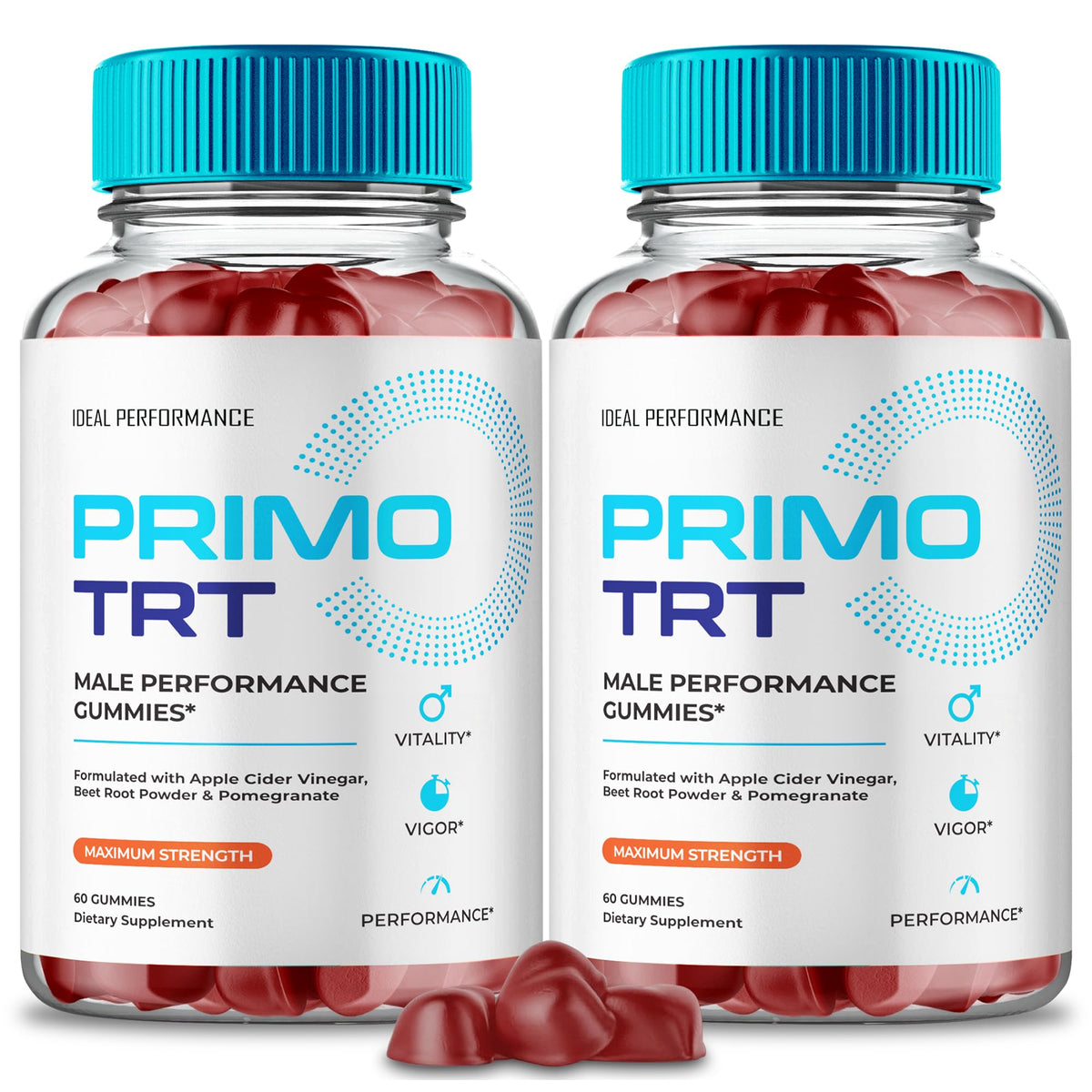 Primo TRT Gummies IDEAL PERFORMANCE paquet avant vue
