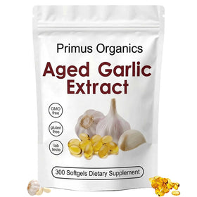 Primus Organics Extrait d'Ail Vieilli 300 gélules en boîte
