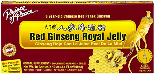 Prince Of Peace Gelée Royale de Ginseng Rouge - Contenu et paille