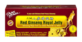 Prince Of Peace Gelée Royale Ginseng Rouge 30 ampoules vue de face