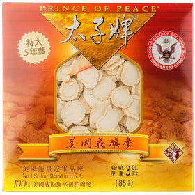 Prince Of Peace Ginseng Américain Wisconsin tranches jumbo 85g - vue avant