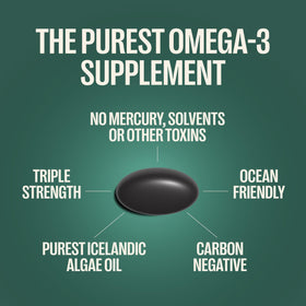 Prise d'une gélule d'Orlo Omega 3 avec verre d'eau