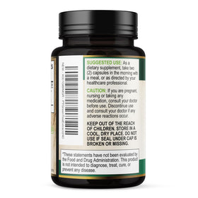 Prise de capsules d'extrait de thé vert SILVERONYX