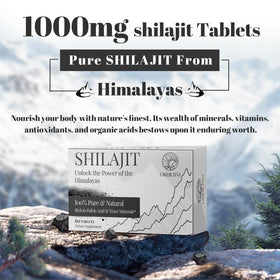 Prise de deux tablettes de Shilajit ORBILIVE