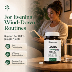 PRISTINE'S GABA 500mg gélules 180 unités avec d'autres compléments
