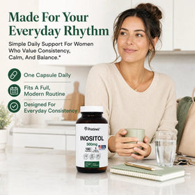 PRISTINE'S Myo-Inositol 500mg capsules bottle