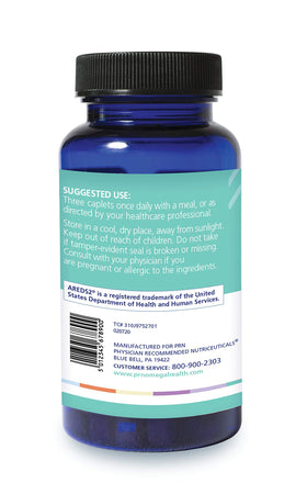 PRN Nutraceutiques Compléments Vision - capsules en main