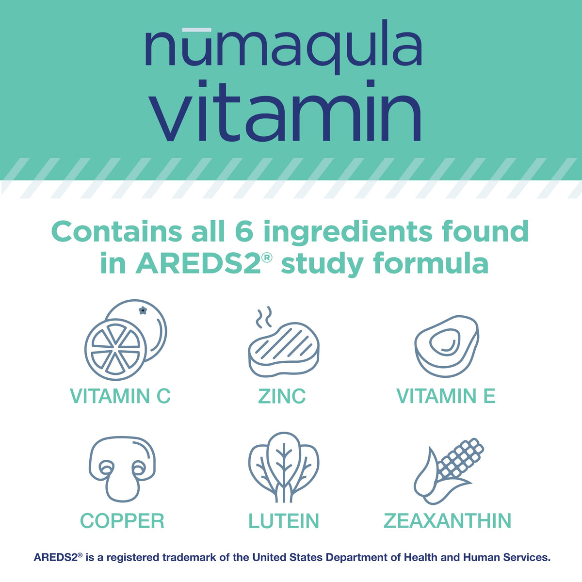 PRN Nutraceutiques Compléments Vision - étiquette des ingrédients