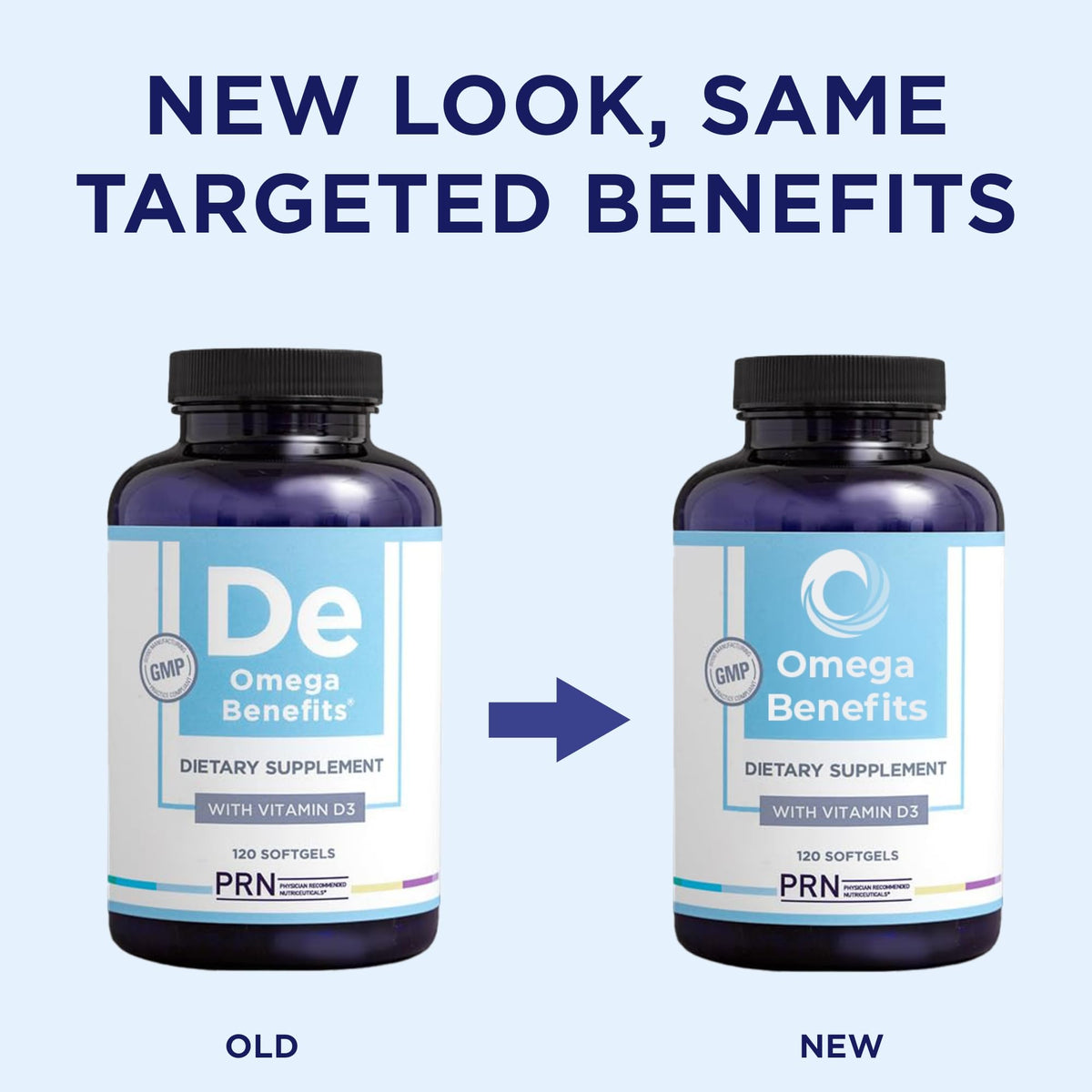 PRN Omega 3 gélules avec dosage de 1680 mg EPA, étiquette