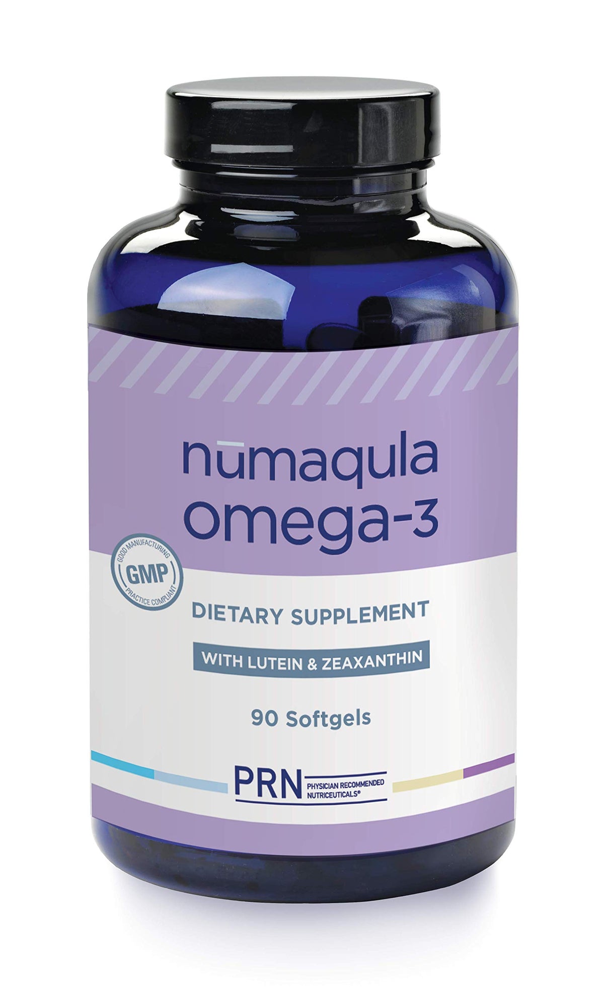 PRN Omega 3 gélules molles vue avant, emballage transparent