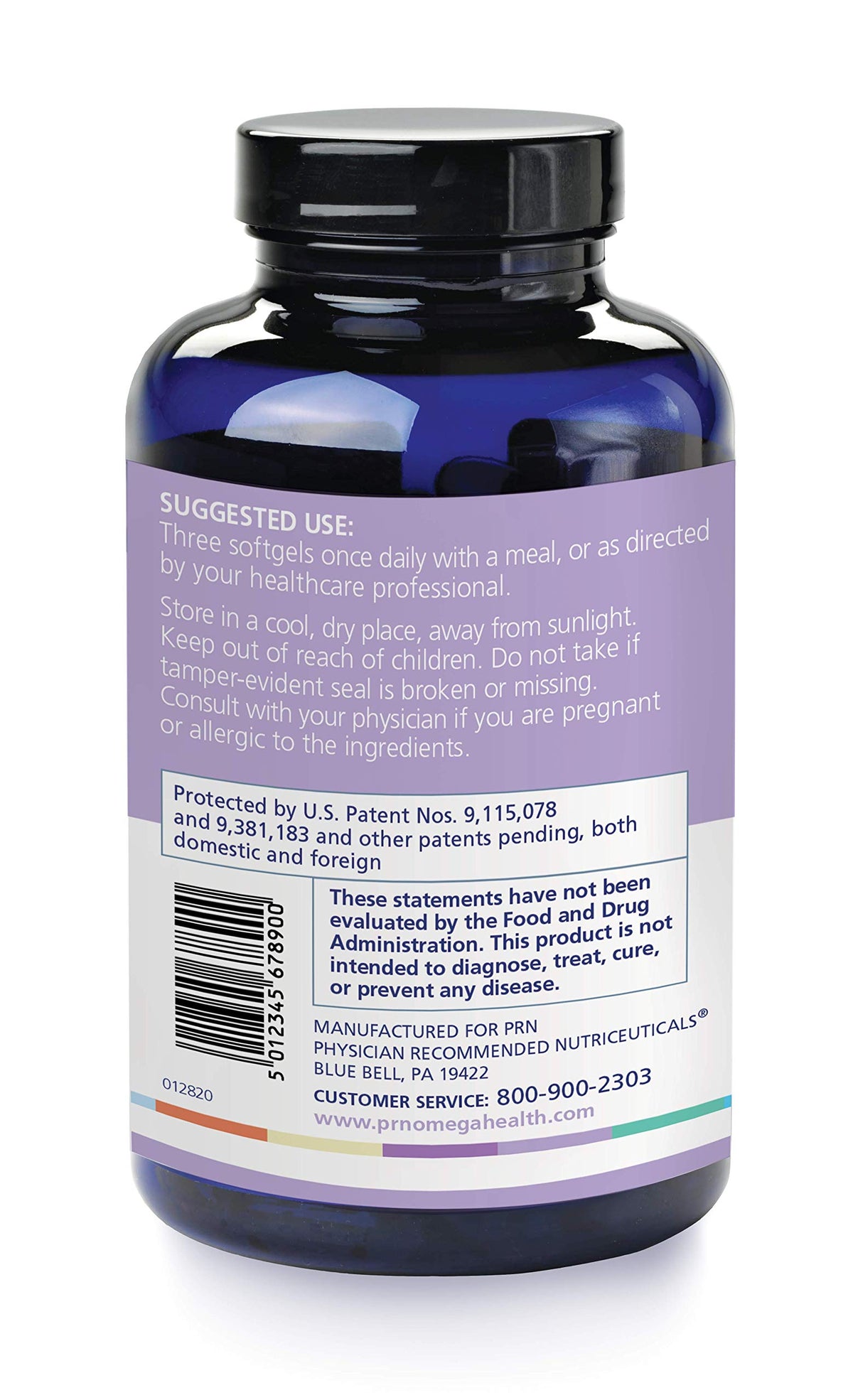PRN Omega 3 gélules ouvertes avec contenu visible