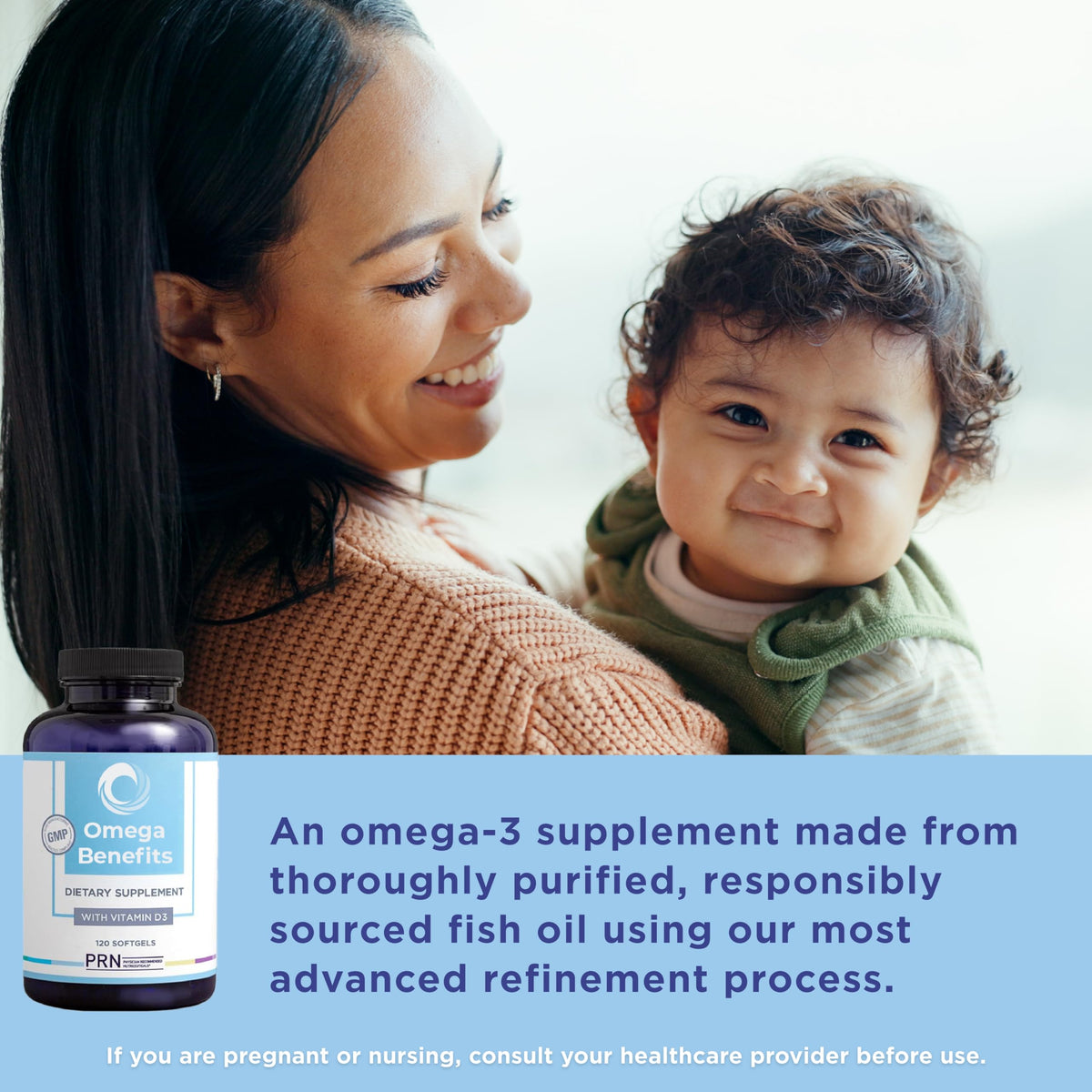 PRN Omega 3 gélules, vue de profil
