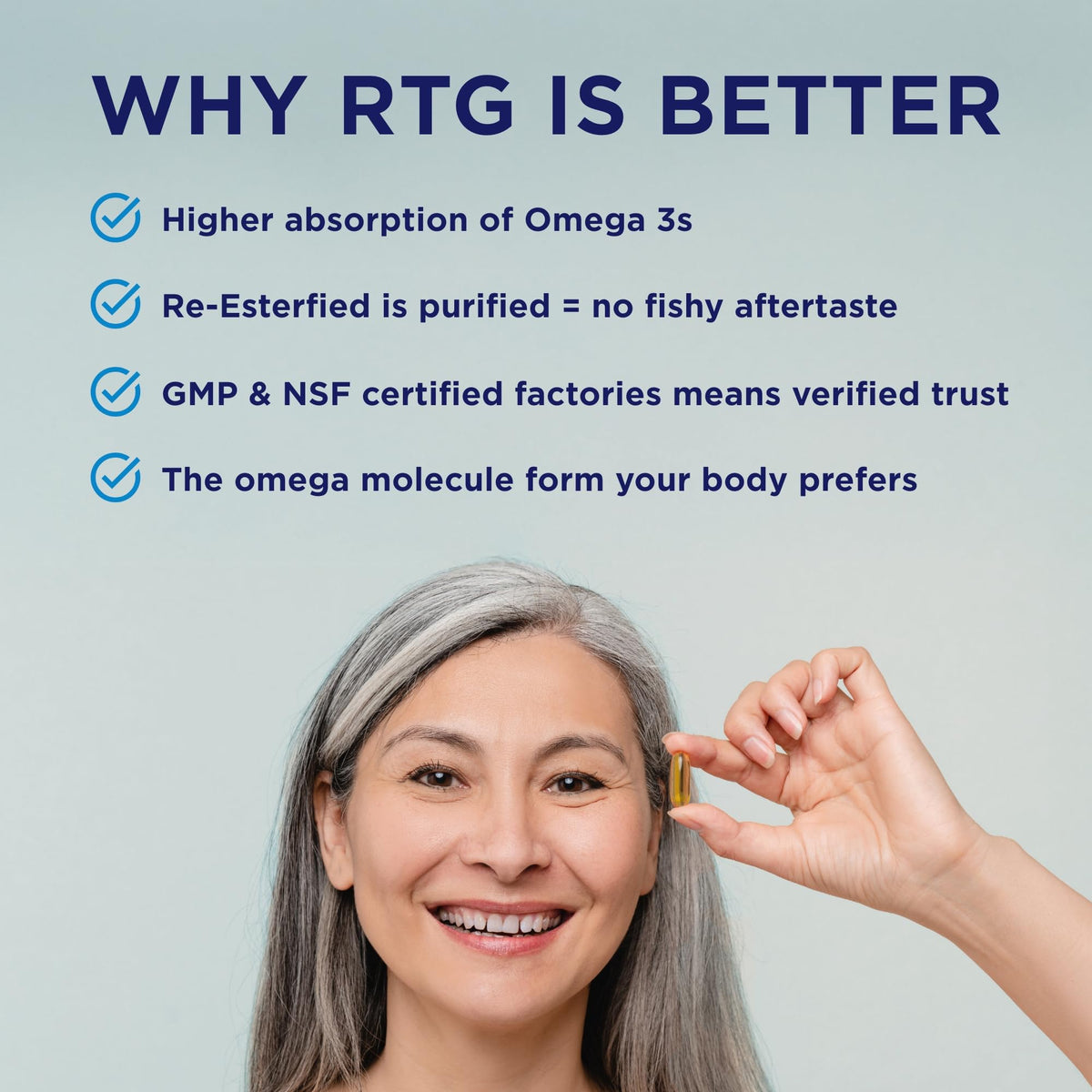 PRN Omega 3 rTG gélules, vue supérieure de l'emballage