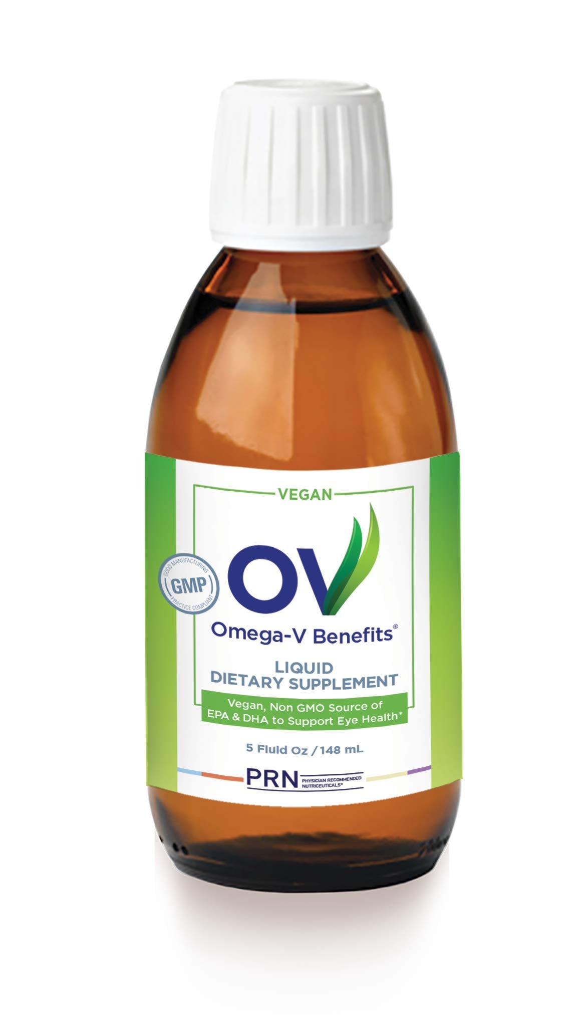 PRN Omega-V 150ml complément omega 3 végétal vue de face