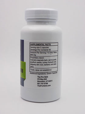 Pro Herb Rhubarbe Turque 450mg 100 capsules avec étiquette