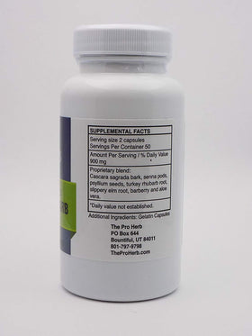 Pro Herb Rhubarbe Turque 450mg 100 Capsules - Détails de l'emballage