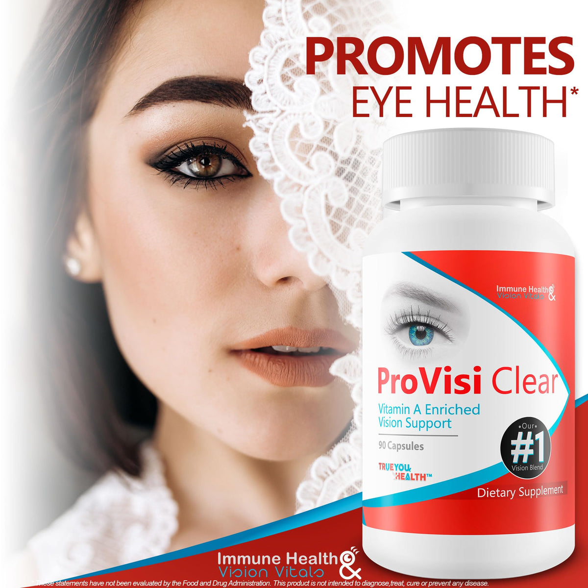 Pro VisiClear pour les yeux, mise en scène avec des lunettes près d'un ordinateur