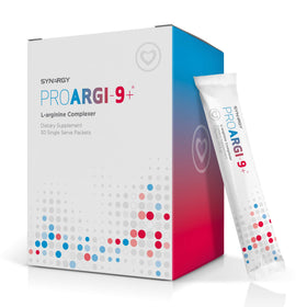 ProArgi-9 Plus de Synergy Worldwide, sachets de 12,4 g en vue de face