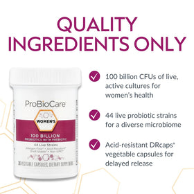 ProBioCare Compléments Alimentaires pour Femmes capsules sur une surface